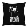 you can be anything you want to be Throw Pillow
