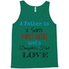 father is a son's first hero Tank Top