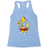 fractal comic book guy Racerback Tank