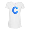 c 3d Maternity Scoop Neck T-shirt