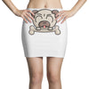 cute pug dog Mini Skirts