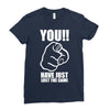 you have just lost the game  funny computer internet humour Ladies Fitted T-Shirt