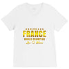 World Champion France 2018 Les Blues V-Neck Tee