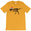 t rex skeleton santa claus T-Shirt