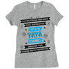 It's A Papa Thing Ladies Fitted T-Shirt