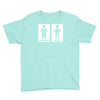 restroom sign sticker vinyl decal Youth Tee