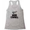 snl more cowbell Racerback Tank