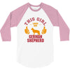 This Girl Loves Her German Shepherd 3/4 Sleeve Shirt