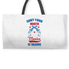 SHUT YOUR MOUTH 'MERICA IS TALKING Weekender Totes