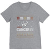 santa cancer  christmas ugly t shirts V-Neck Tee