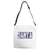 santa colorful glitter Adjustable Strap Totes