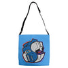 one shall stand, one shall fall Adjustable Strap Totes