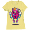 all seeing bunny Ladies Fitted T-Shirt