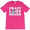 crazy lady shark T-Shirt