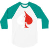 sexy poker 3/4 Sleeve Shirt