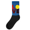 love softball Socks