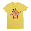 pupkin spice latte Ladies Fitted T-Shirt