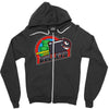mushroom city bullets Zipper Hoodie