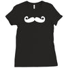 mustache Ladies Fitted T-Shirt