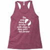 the only thing wrong with dogs Racerback Tank
