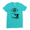 eye sleigh Ladies Fitted T-Shirt