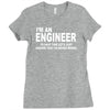 never wrong Ladies Fitted T-Shirt