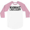 kuwait negative 3/4 Sleeve Shirt