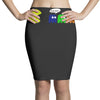 funny zombie Pencil Skirts
