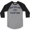 NEW ENGLAND VS EVERYBODY 3/4 Sleeve Shirt