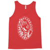 praying hands cross mary rock band baseball jersey Tank Top