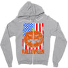 halloween american flag halloween american flag Zipper Hoodie