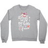 Tough She Be But Little She Is Fierce Crewneck Sweatshirt