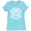 shredder's gym Ladies Fitted T-Shirt