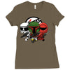 power minions vectorized Ladies Fitted T-Shirt