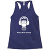 noisy and smelly hazard warnign sign Racerback Tank