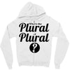 what's the plural of plural Zipper Hoodie