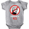 Impeach 45 Stop Trump Baby Bodysuit