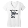 my puns are koala tee Women's V-Neck T-Shirt