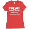 folsom state prison Ladies Fitted T-Shirt