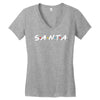 santa of the friends parody Women's V-Neck T-Shirt