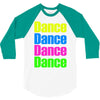 dance dance 3/4 Sleeve Shirt