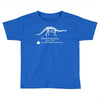 Brontosaurus Dinosaur shirt Inspired by Dustin from Stranger Things Toddler T-shirt