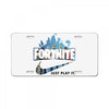 Just Play It Fortnite License Plate