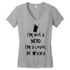 not a nerd (2) Women's V-Neck T-Shirt