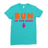 Bun in the Oven Ladies Fitted T-Shirt