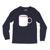glass and coffee Long Sleeve Shirts