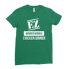 ez meme pubg winner winner chicken dinner Ladies Fitted T-Shirt