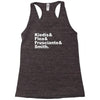 kiedes flea frusciante smith Racerback Tank