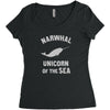 narwhals Women's Triblend Scoop T-shirt