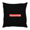 harambe gorilla Throw Pillow